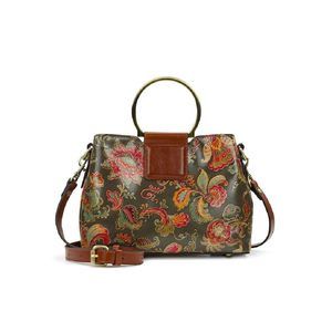 Empoli Satchel, Vintage Italian Floral Paisley ;)